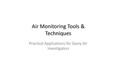 EPA Air Monitoring Tools and Techniques Datasheet