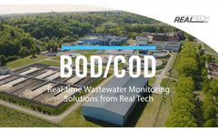 BOD/COD Real-time Wastewater Monitoring Solutions from Real Tech - Video