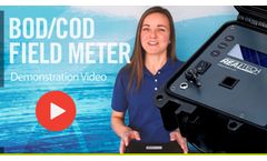BOD COD Portable Field Meter Demonstration - Real Tech - Video