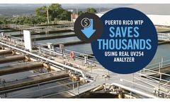 Case Study: Puerto Rico WTP Saves Thousands with UV254 Organics Monitoring