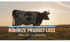 Dairy Wastewater: Identify and Reduce Product Loss with Real-Time BOD/COD Monitoring