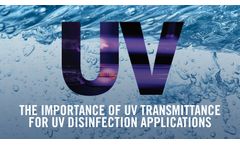 UVT 101: UV Transmittance Monitoring for UV Disinfection