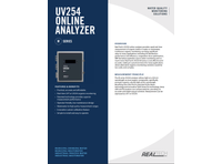 Real Tech - Model UV254 - M Series - Online Analyzer - Brochure