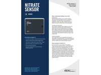 Nitrate Sensor Specification Sheet - Drinking Water Nitrate Analysis Monitoring