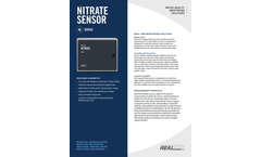 Nitrate Sensor Specification Sheet - Drinking Water Nitrate Analysis Monitoring