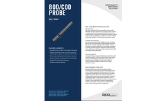 BOD/COD Probe Specification Sheet - Wastewater Organics Analysis Monitoring