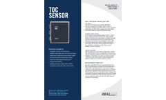 TOC Sensor Specification Sheet - Organics Water Quality Monitoring