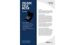 Real Tech - Model OP Series - Portable TOC/DOC Field Meter  - Brochure