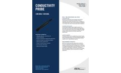 Real Tech - Model CON1000A / CON1000L - Conductivity Probe Sensor - Brochure