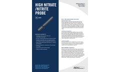 Real Tech - Model HNA Series - High Nitrate/Nitrite Probe - Brochure