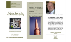 Training Course for Iso-Kinetic Sampling - Brochure