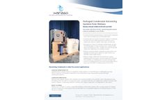 Wahaso Model COND-UV20-250 and 500 - Packaged Condensate Harvesting Systems - Brochure