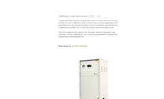 Model CG15L - 22L - Calibration Gas Generators - Brochure