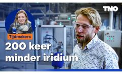 Time setters | 200 times less iridium needed for green hydrogen production | TNO - Video