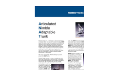 ANAT AME-100 Modular Hyper-Redundant Industrial Manipulator Specifications