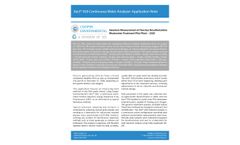 Application Note- Selenium Measurement at Flue Gas Desulfurization Wastewater Treatment Pilot Plant – 2020