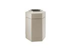 30-Gallon Hexagon Shaped Waste Container