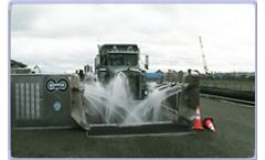 Water treatment solutions for the truck and tire wash
