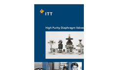 Pure-Flo - High Purity Diaphragm Valves Brochure