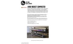 A900 Rocket Composter Specification Sheet 2022