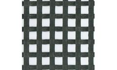 Warp Knitted Polyester Geogrid, PVC Coated