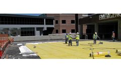 Building Materials solutions for plaza deck waterproofing sector