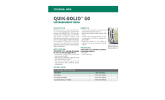 Quik-Solid - Model 50 - Granular Cross-Linked Polyacrylate Superabsorbent Polymer - Technical Datasheet