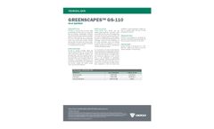 Greenscapes - Model GS-110 - Root Barrier - Datasheet