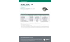 Bentomat - Model DN GCL - Reinforced Geosynthetic Clay Liners - Datasheet