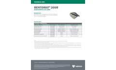 Bentomat - Model 200R - Geosynthetic Clay Liners - Datasheet