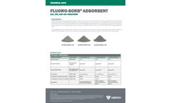 Fluoro-Sorb - Model 100, 200 and 400 Variations - Adsorbent Media for PFAS Remediation and Removal - Technical Datasheet