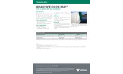 Reactive Core Mat with Fluoro-Sorb 200 Adsorbent - Technical Datasheet