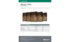 CETCO - Model RM-10 2001 - Flocculant Aid - Datassheet