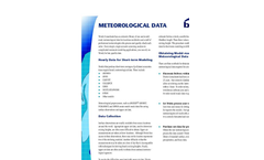 Meteorological Data Tech Sheet (PDF 92 KB)