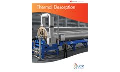 BCR - Model TDU - Thermal Desorption Units - Brochure