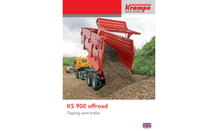 Krampe - Model KS 900 - Double-Axle Tipping Semi Trailers Brochure