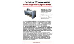 Reliant Lagoon Commander - Low Energy Pond /Lagoon Mixer - Brochure
