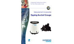 Measurement Accessories - Tipping Bucket Gauge - Brochure
