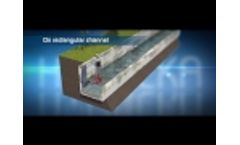 Hydreka - Open channel Doppler Flowmeter MainFLO - Video