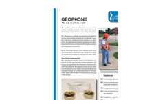 Geophone - Wireless Assessment and Training Checker or Watcher - Brochure
