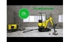 Wacker Neuson 803 dual power | Emission-free work | Emissionsfreies Arbeiten - Video