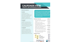 CALRoads View - Traffic Air Dispersion Model - Brochure
