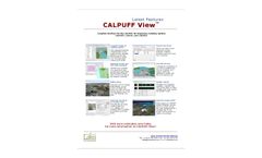 CALPUFF View - Long Range Puff Air Dispersion Model Features - Brochure