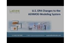 Lakes Environmental Software Webinar - US EPA Aermod Model Updates 19191 Part 1 - Intro - Video