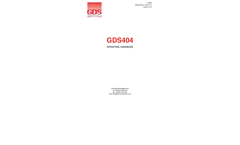 GDS - 404 - 1-4 Channel Gas Alarm - Manual