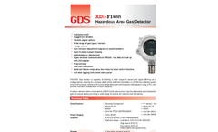 GDS - XDI-F1win - Hazardous Area Gas Detector - Datasheet