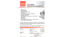 GDS - XDI-F6 win - Hazardous Area Gas Detector - Datasheet