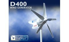 Eclectic Energy - Model D400 - Wind Generator