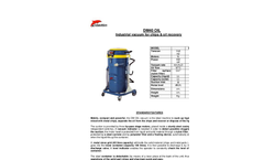 DM40 Oil Vacuum Cleaners Brochure