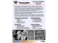 Minerals Testing - Brochure